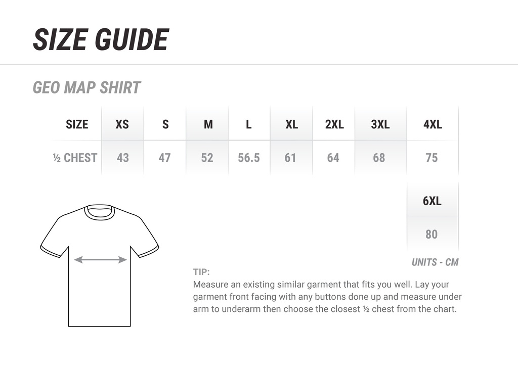 Geo Map Design Shirt