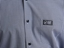 Business Shirt Black and Grey check 100% Cotton Long Sleeve