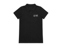Plain Black Polo - Fitted