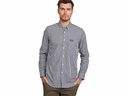  Business Shirt Black and White check 100% Cotton Long Sleeve