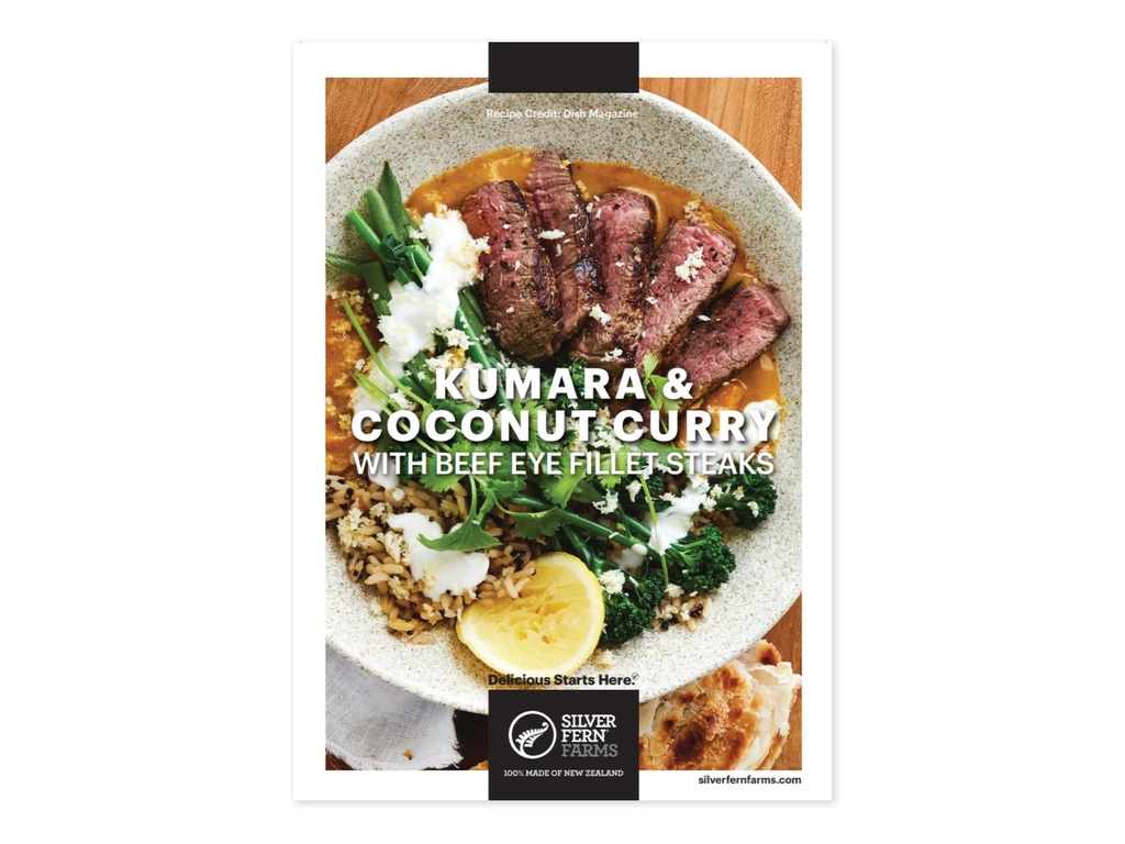 2021 Winter Recipe Card: Beef Eye Fillet- Pack of 100