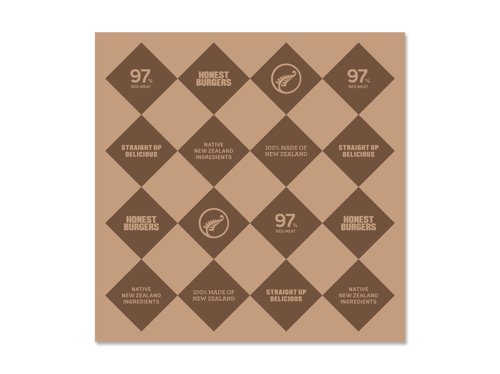 Burger Lunch Serviette - Pack of 200
