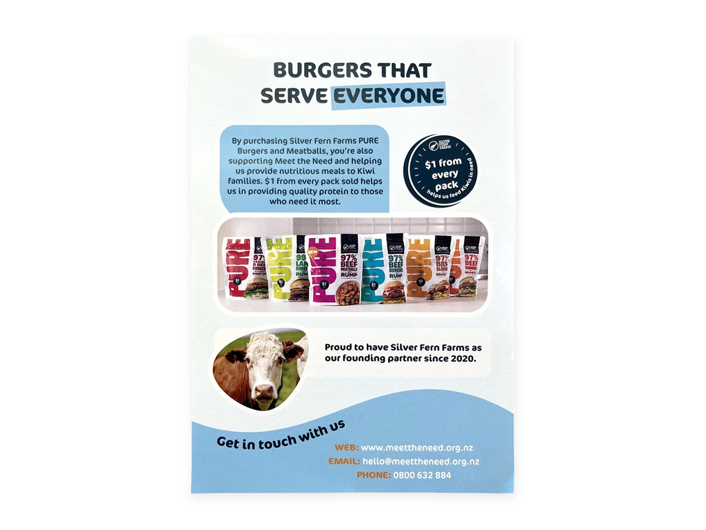 A5 Cards - Meet the Need, Feeding Aotearoa - Pack of 40
