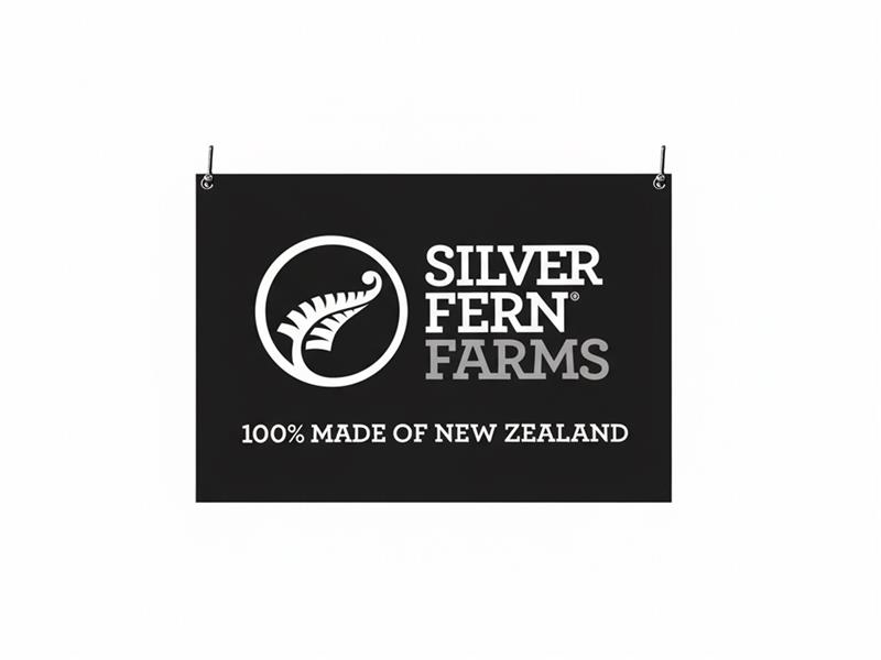 Silver Fern Farms Hanging Sign