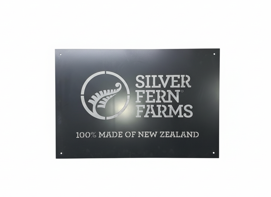Silver Fern Farms Metal Sign